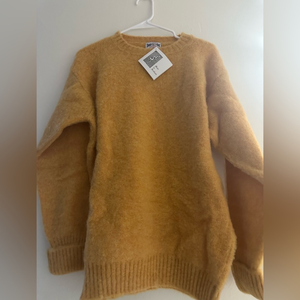 Shaggy dog sweater with tags